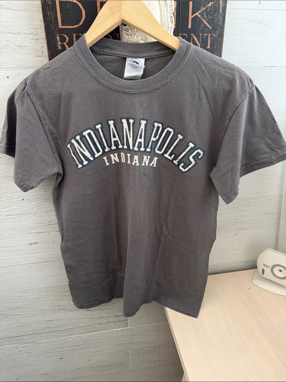 Agenda Gray Kids Indianapolis Indiana Graphic Tee 100% cotton